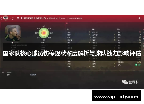 国家队核心球员伤停现状深度解析与球队战力影响评估